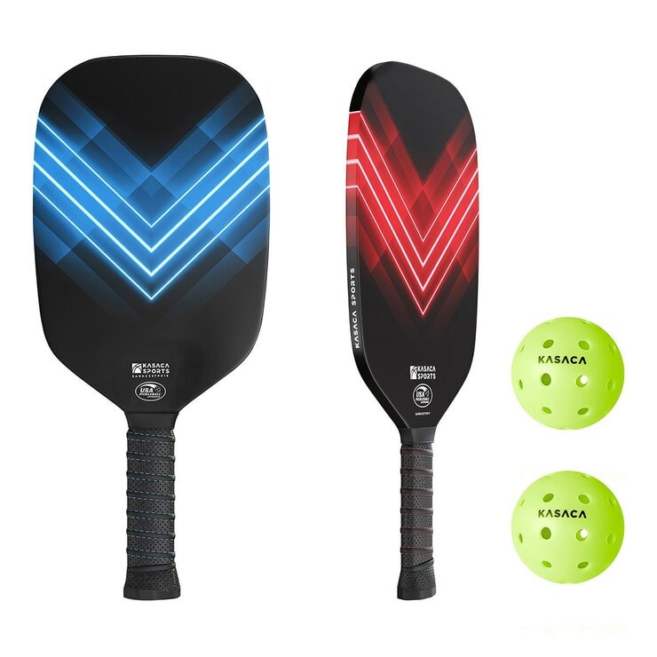 KASACA 無邊框碳纖維匹克球拍套組