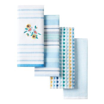Town & Country 純棉刺繡多用布 4入 43公分 X 71公分