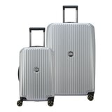 DELSEY 22吋 + 31吋行李箱 2入組 銀色