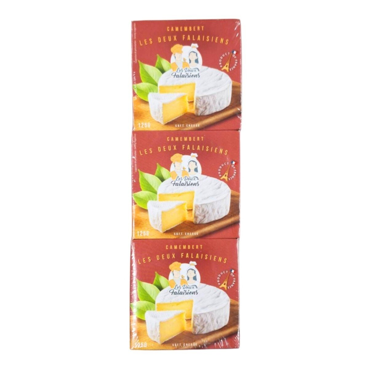 Les Deux Falaisiens 貝樂康門貝爾乾酪 125公克 X 3入