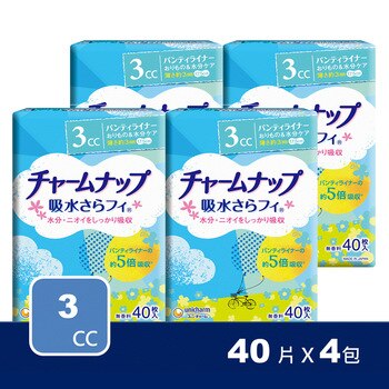 Charmnap 女性漏尿墊 3毫升 160入 Charmnap 女性漏尿墊 3毫升 160入