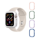 犀牛盾 Apple Watch Series SE2/SE/6/5/4共用 40公厘 CrashGuard NX保護殼 白色 + 4色飾條 粉/藍/紫/綠