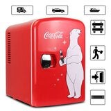 Coca-Cola 4公升迷你冷熱兩用冰箱 紅色