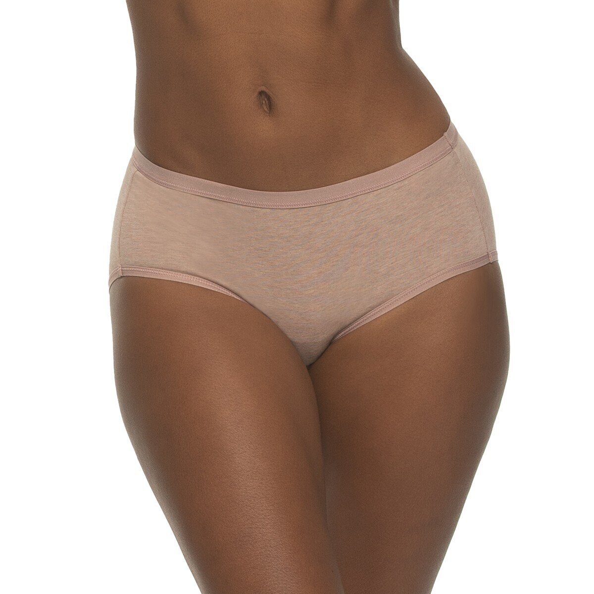 Jezebel 女有機棉內褲 5入組 XL 淺棕+淺橘+淺灰+粉+紫