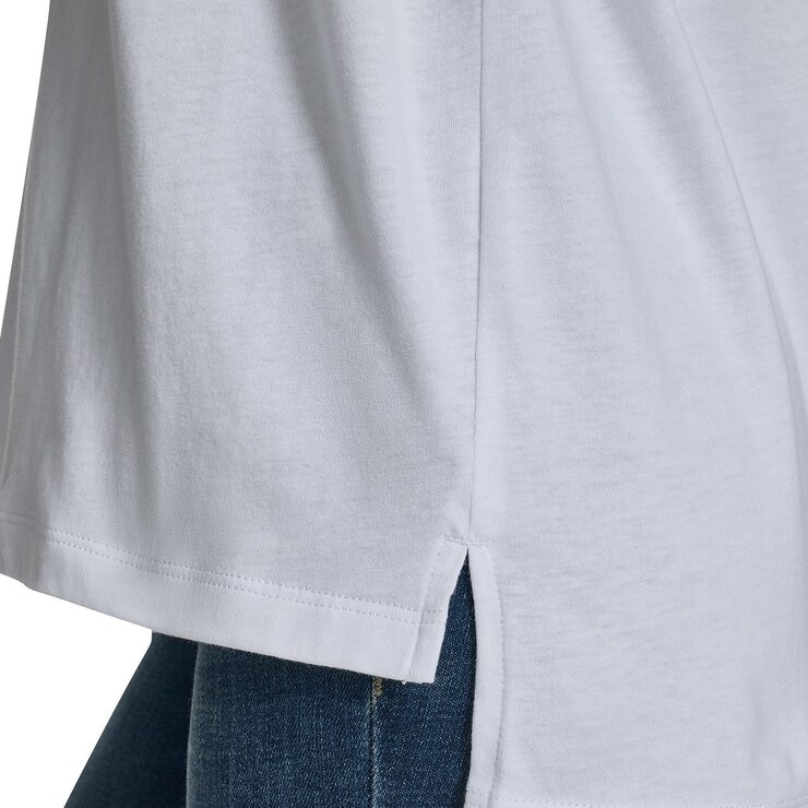 DKNY Jeans 女 Logo 短袖上衣 白 L