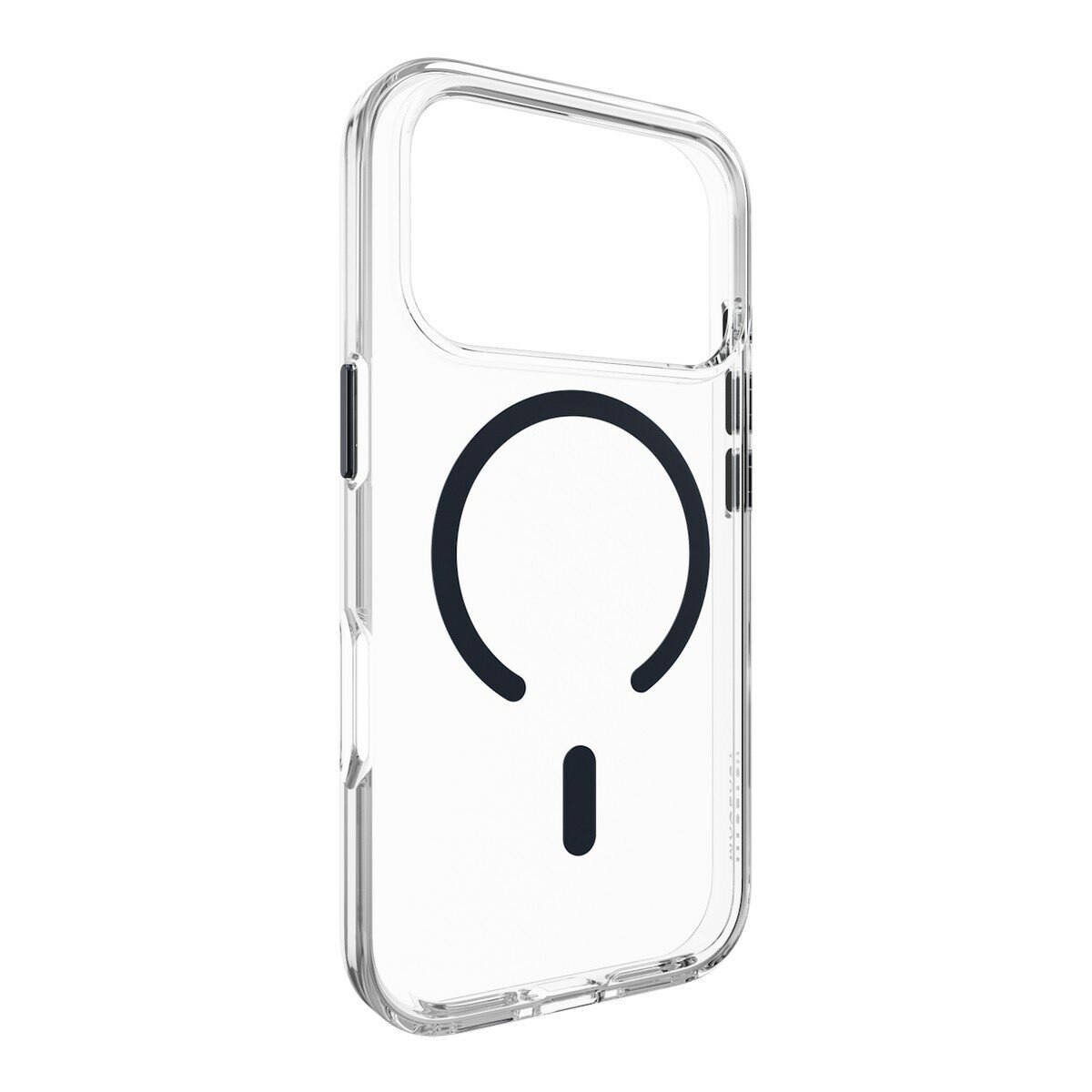 MAGEASY Bright M 不發黃軍規磁吸透明殼 iPhone 17 Pro(午夜磁圈) + 鏡頭保護貼Lenz(午夜) + Vetro 9H 鋼化玻璃保護膜