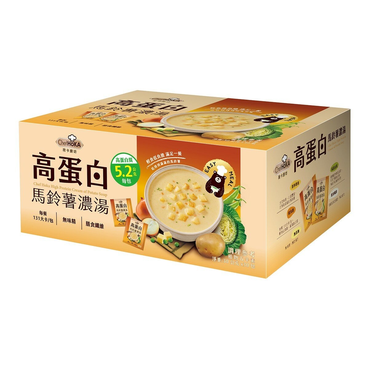 荷卡廚坊 高蛋白馬鈴薯湯 30公克 X 30入