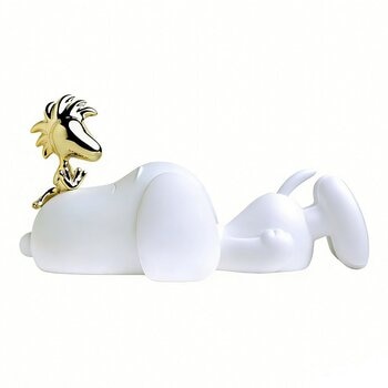 Leblon Snoopy & Woodstock 迎賓公仔 68公分 白金