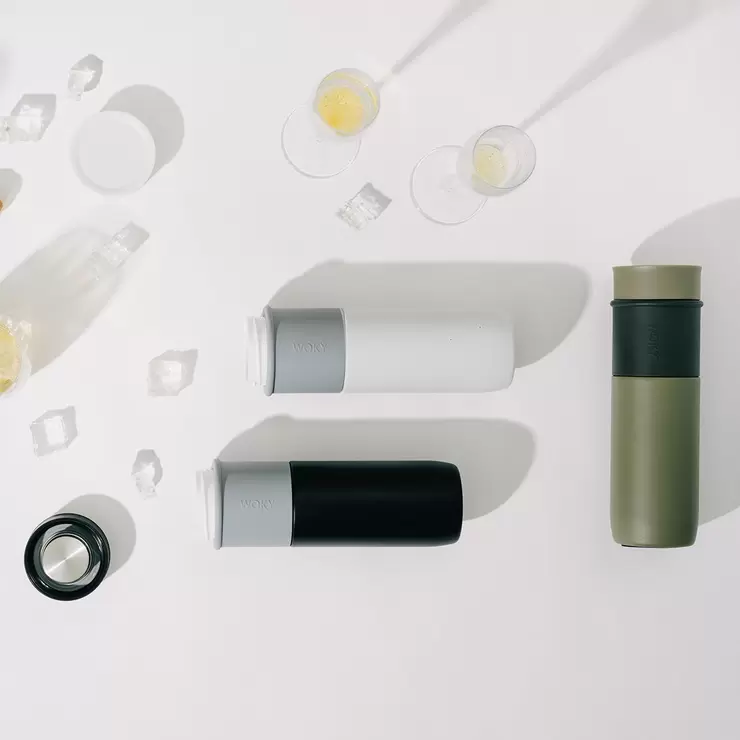 WOKY 沃廚 陶瓷內膽保溫杯 580毫升 X 2件組