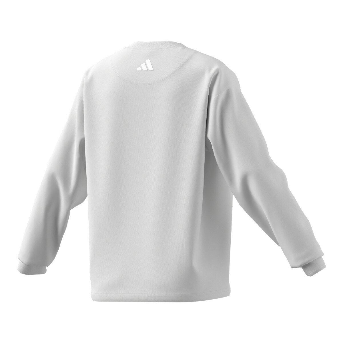 Adidas 女刺繡Logo長袖上衣 白 Adidas 女刺繡Logo長袖上衣 白