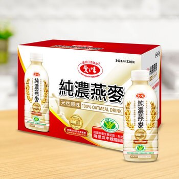 愛之味 純濃燕麥 340毫升 X 12入/組 愛之味 純濃燕麥 340毫升 X 12入/組