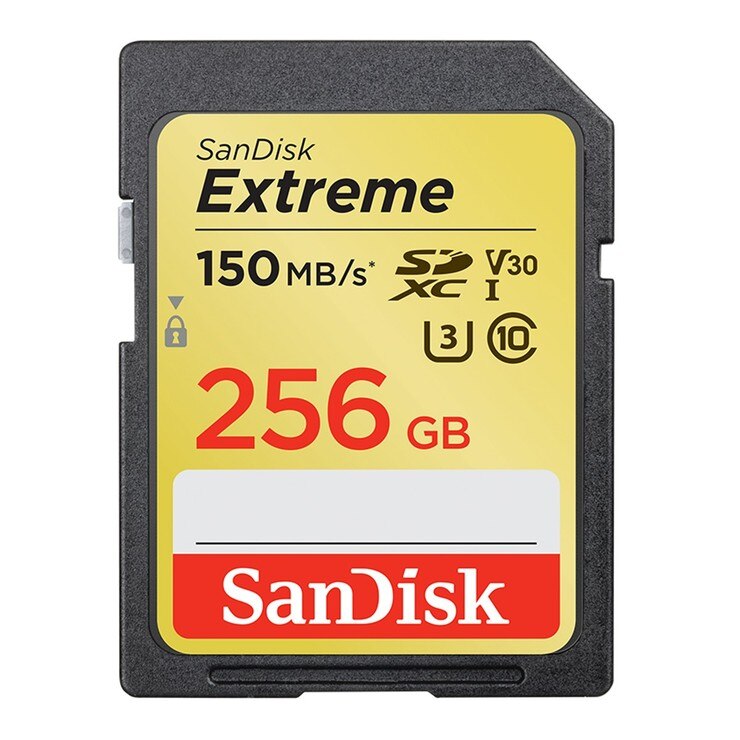 SanDisk Extreme 256GB SDXC 記憶卡 SanDisk Extreme 256GB SDXC SD Card-Costco