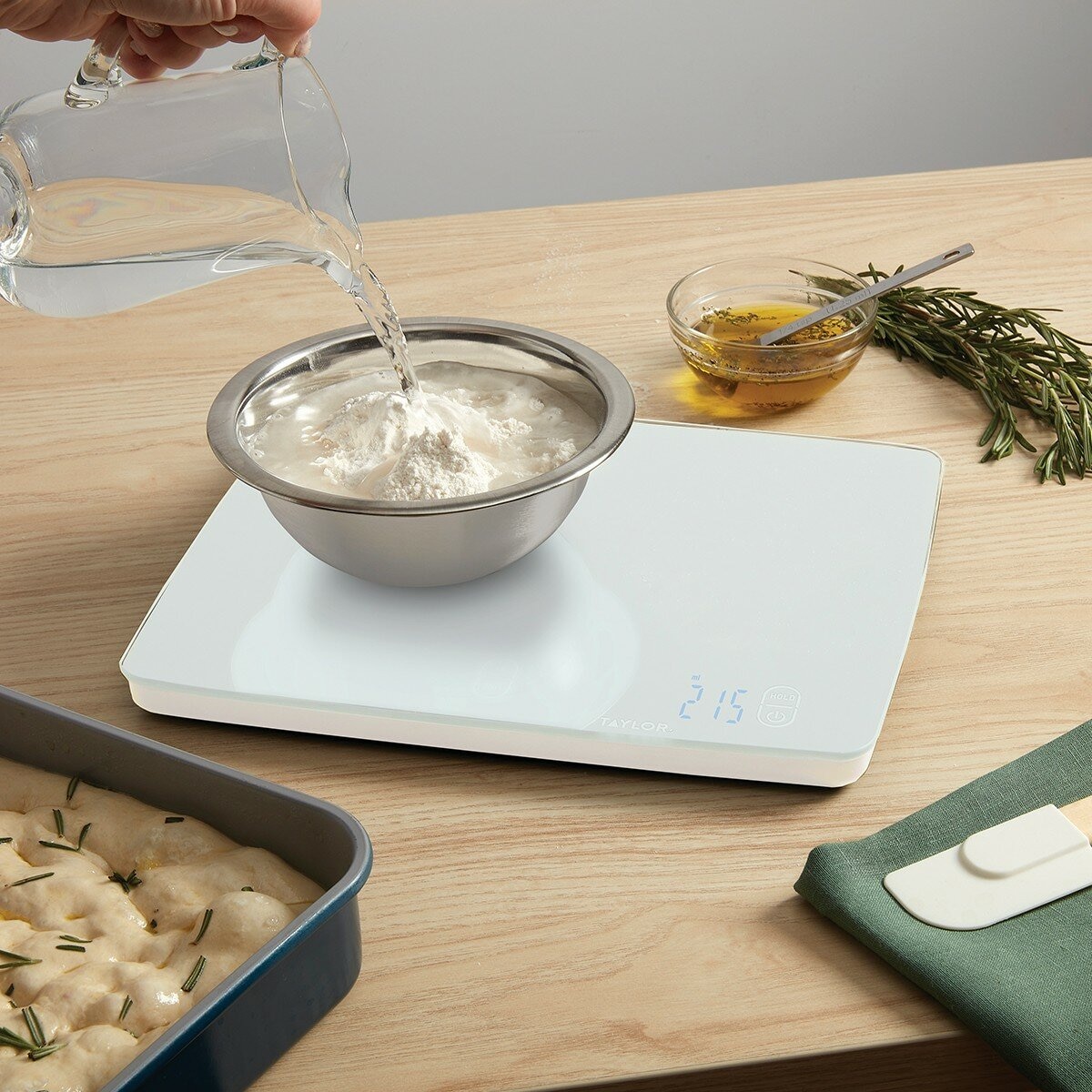 Taylor 廚房用電子磅秤 5331398TW 白 Taylor 廚房用電子磅秤 5331398TW 白