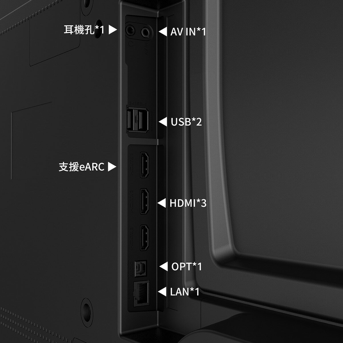 創維 43吋 4K QLED 聯網液晶顯示器 43Q6600H 3入組