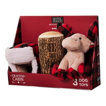 Hotel Doggy 聖誕節寵物玩具 3入
