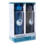 Thermoflask 不鏽鋼保冷保溫瓶 1.2公升 X 2件組 藍+黑