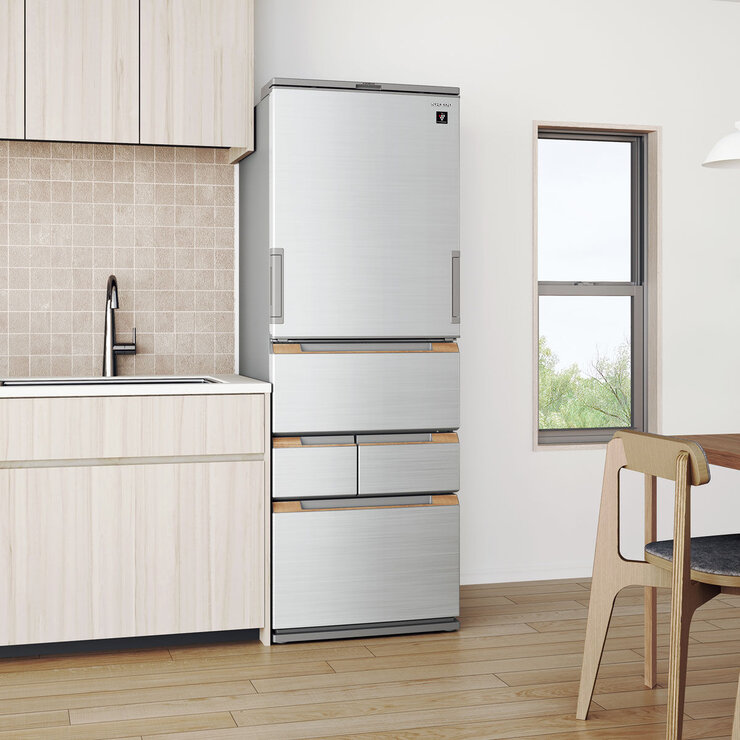 夏普 457公升自動除菌離子左右開任意門冰箱 SJ-MW46HT-S