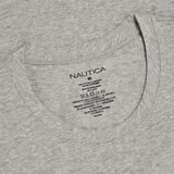 Nautica 男圓領短袖T恤三入組 白色/灰色組 L