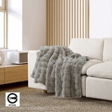 House & Home 泡泡毛舒適毯 152公分 X 177公分 灰