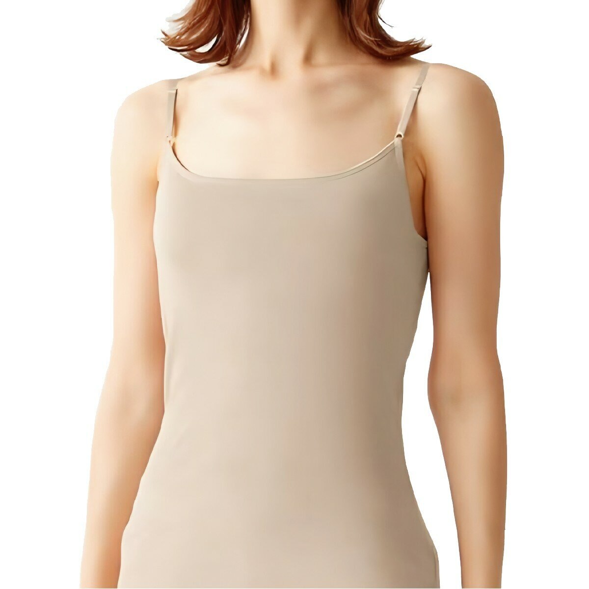 郡是 女罩杯細肩帶可調節背心 膚