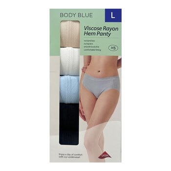 Body Blue 女內褲五入組 L