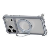 MAGEASY Odyssey Stand M 超軍規防摔磁吸支架手機殼 iPhone 17 Pro Max(迷霧) + 鏡頭保護貼Lenz 鈦合金(午夜鈦) + Vetro 9H 鋼化玻璃保護膜