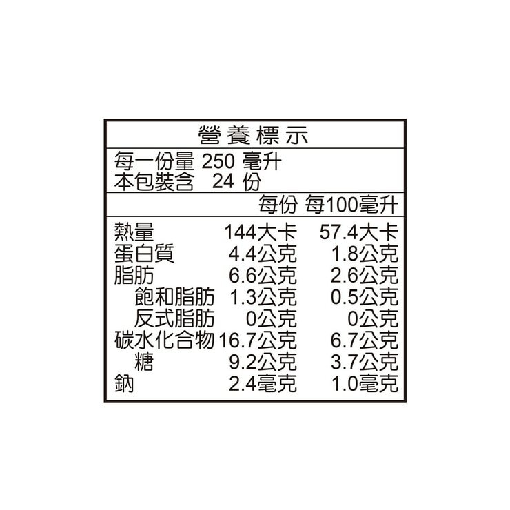 義美 減糖糙米奶 250毫升 X 24入