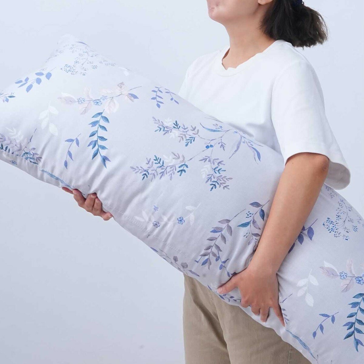 CASA 萊賽爾長抱枕 45公分 X 120公分 X 20公分 墨上花開 CASA 萊賽爾長抱枕 45公分 X 120公分 X 20公分 墨上花開