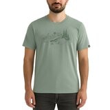 Hi-Tec 男印花短袖上衣 綠 Hi-Tec 男印花短袖上衣 綠