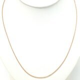 18K 玫瑰金 編織項鍊 804717335