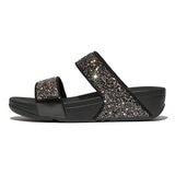 FitFlop 女雙寬帶拖鞋 黑 FitFlop 女雙寬帶拖鞋 黑