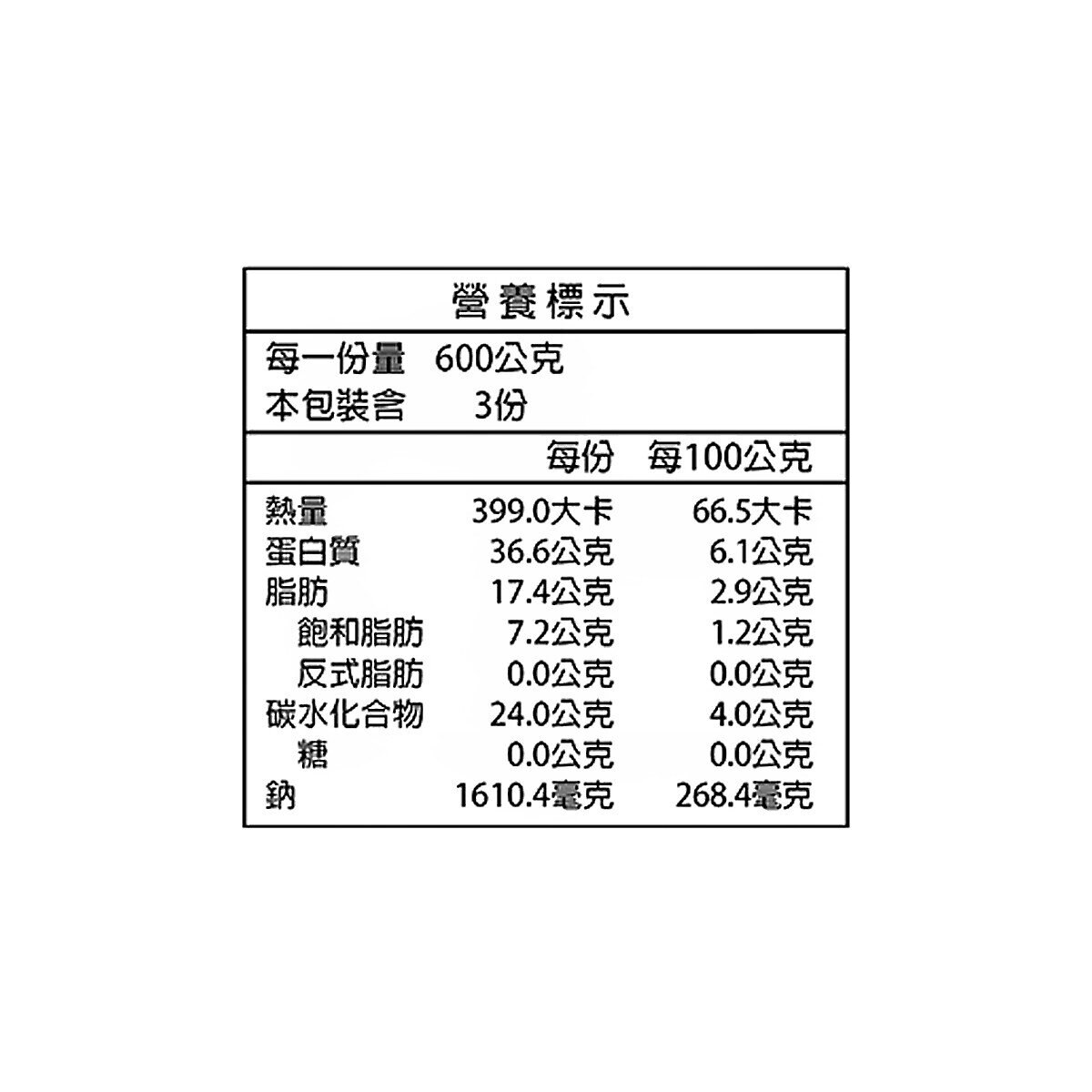 新加坡發起人 肉骨茶 600公克 X 3包