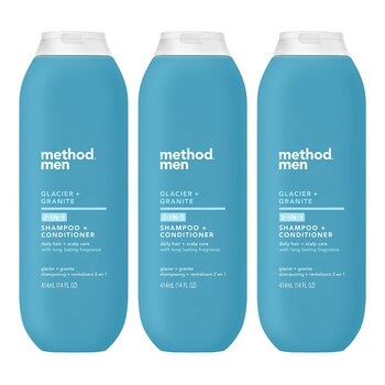 美則 男仕洗髮露 極地冰川 414毫升 X 3入