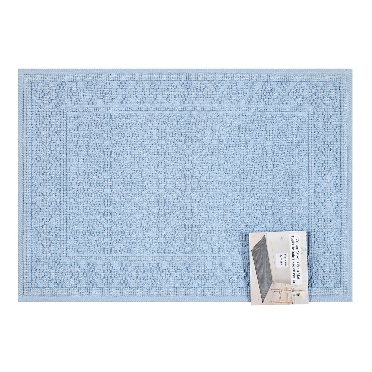 Riviera Home 純棉浴室地墊 2入組 40 X 60 公分 藍 Riviera Home 純棉浴室地墊 2入組 40 X 60 公分 藍
