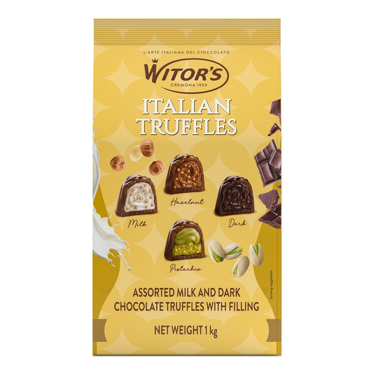 Witor's 綜合含餡松露造型巧克力 1公斤 Witor's 綜合含餡松露造型巧克力 1公斤