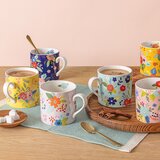 Over & Back 彩繪花紋馬克杯 414毫升 X 6件組 Over & Back 彩繪花紋馬克杯 414毫升 X 6件組