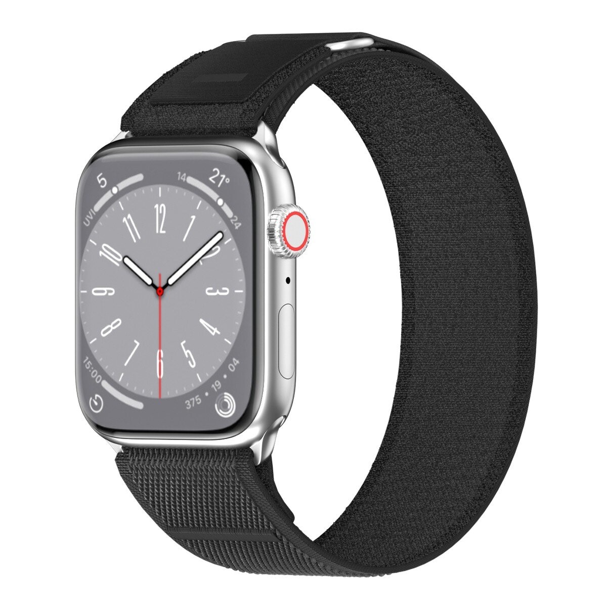 SwitchEasy Flex 彈性越野錶帶 44-49 mm 黑色