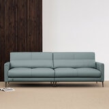 DAUNING 全牛皮雙人座沙發 藍