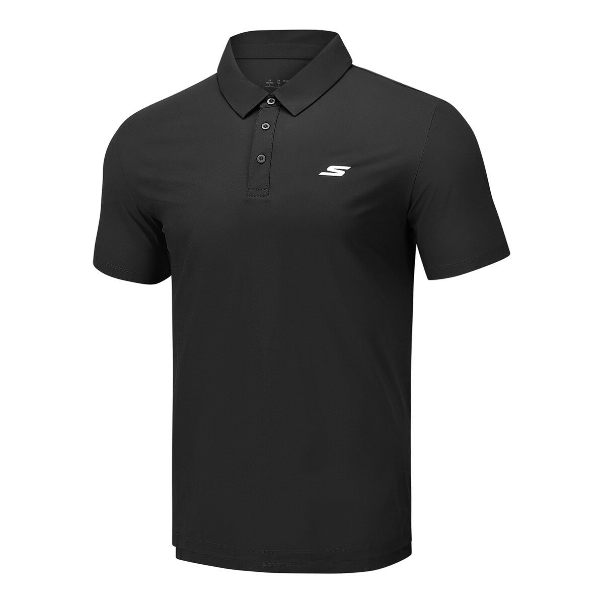 Skechers 男短袖Polo衫 黑 S