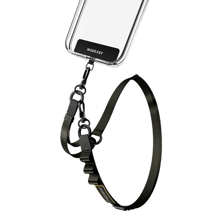 MAGEASY 2-in-1 Utility Strap 二合一掛繩 / 掛繩片組 20公釐 岩灰色