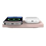 Belkin BoostCharge Pro Magsafe 2合1 無線充電板 15W (無旅充) 粉色