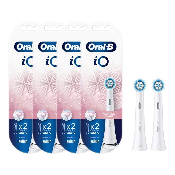 歐樂B iO 電動牙刷刷頭 8入 微震溫和