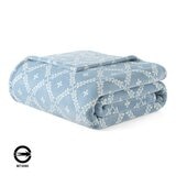 Casual Living 印花柔軟舒適毛毯 152公分 X 177公分 藍