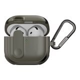 MAGEASY Odyssey 抗衝擊磁扣手繩耳機殼 AirPods 4 金屬綠 MAGEASY Odyssey 抗衝擊磁扣手繩耳機殼 AirPods 4 金屬綠