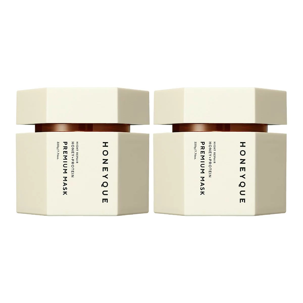 HONEYQUE 蜂蜜夜間集中加強修護髮膜 220公克 X 2入 商品圖 1