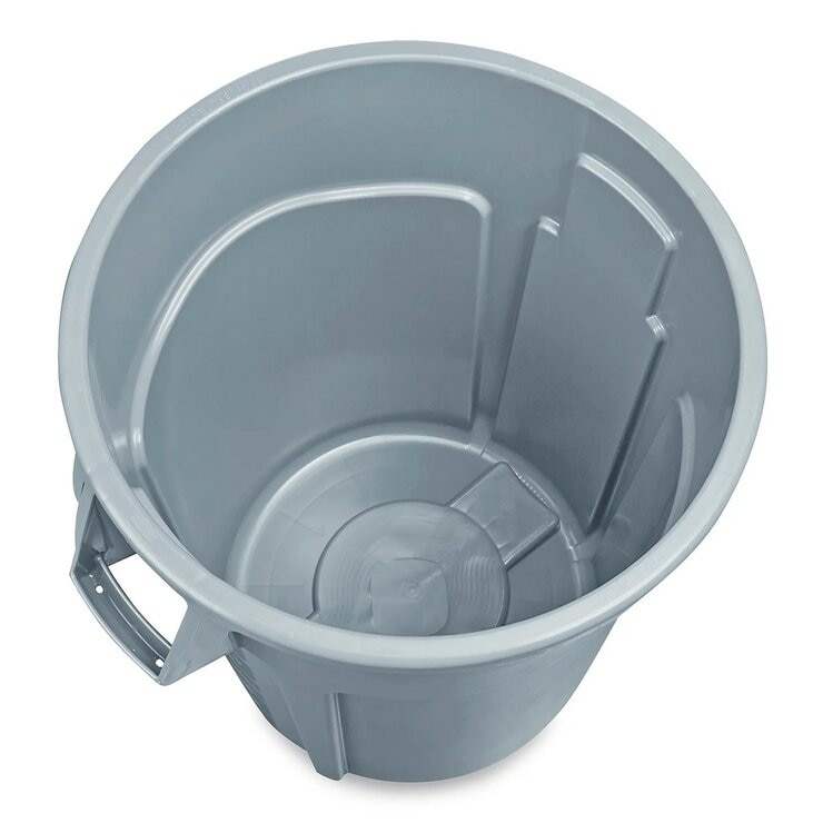 Rubbermaid Commercial Products BRUTE 加侖桶含蓋 32 加侖 灰色