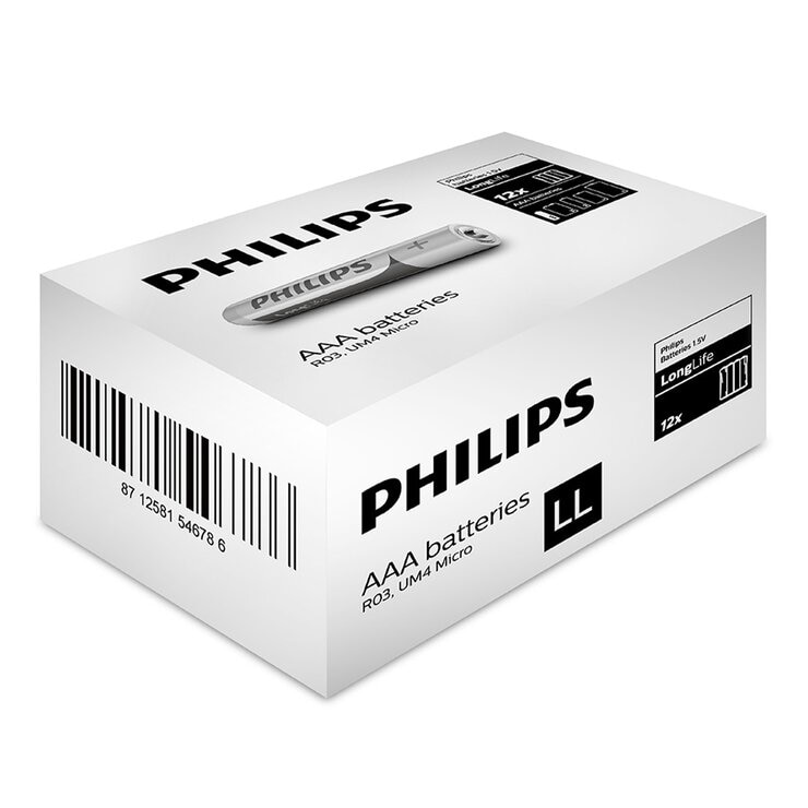 飛利浦 碳鋅4號電池 96入