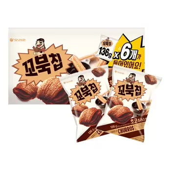 好麗友 烏龜脆片巧克力口味 136公克 X 6入 好麗友 烏龜脆片巧克力口味 136公克 X 6入