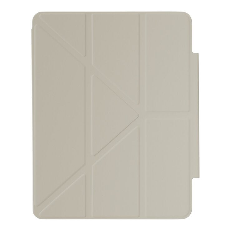 MAGEASY Facet 全方位支架透明背蓋保護套 (筆槽款) 適用於 iPad Air 13吋 M2/M3/M4 & 2022 - 2020 iPad Pro 12.9吋 星光白 MAGEASY Facet 全方位支架透明背蓋保護套 (筆槽款) 適用於 iPad Air 13吋 M2/M3/M4 & 2022 - 2020 iPad Pro 12.9吋 星光白