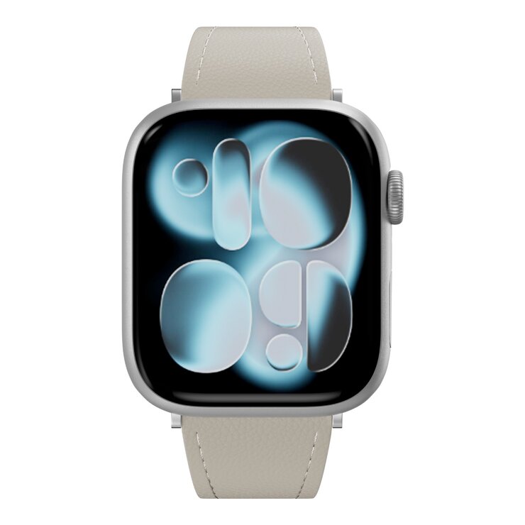 SwitchEasy Slim 真皮錶帶 40/41/42mm 星光白